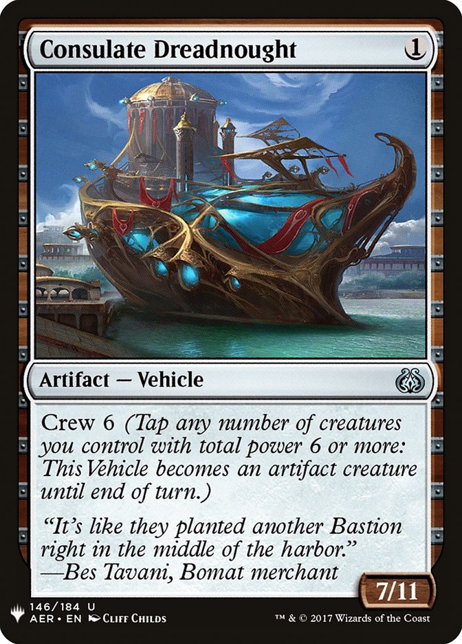 Magic the Gathering Card - Consulate Dreadnought - MTG Circle