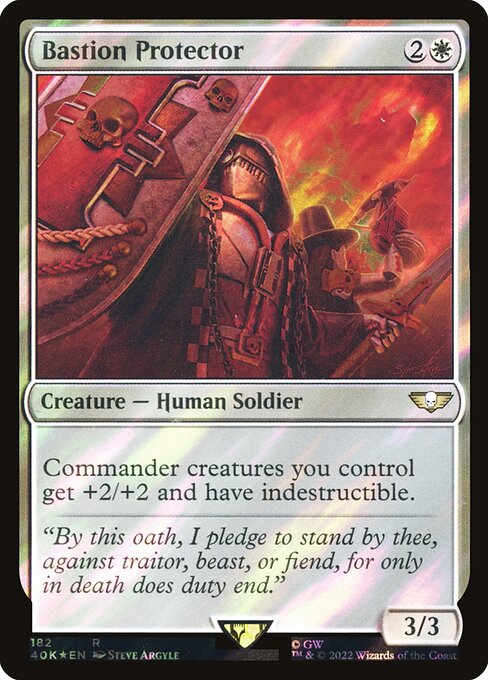 Magic the Gathering Card - Bastion Protector - MTG Circle