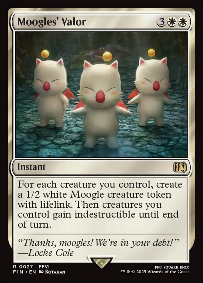 Magic the Gathering Card - Moogles' Valor - MTG Circle
