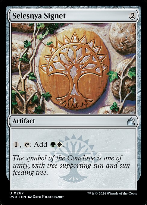 Magic the Gathering Card - Selesnya Signet - MTG Circle