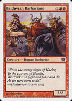 Magic the Gathering Card - Balduvian Barbarians - MTG Circle