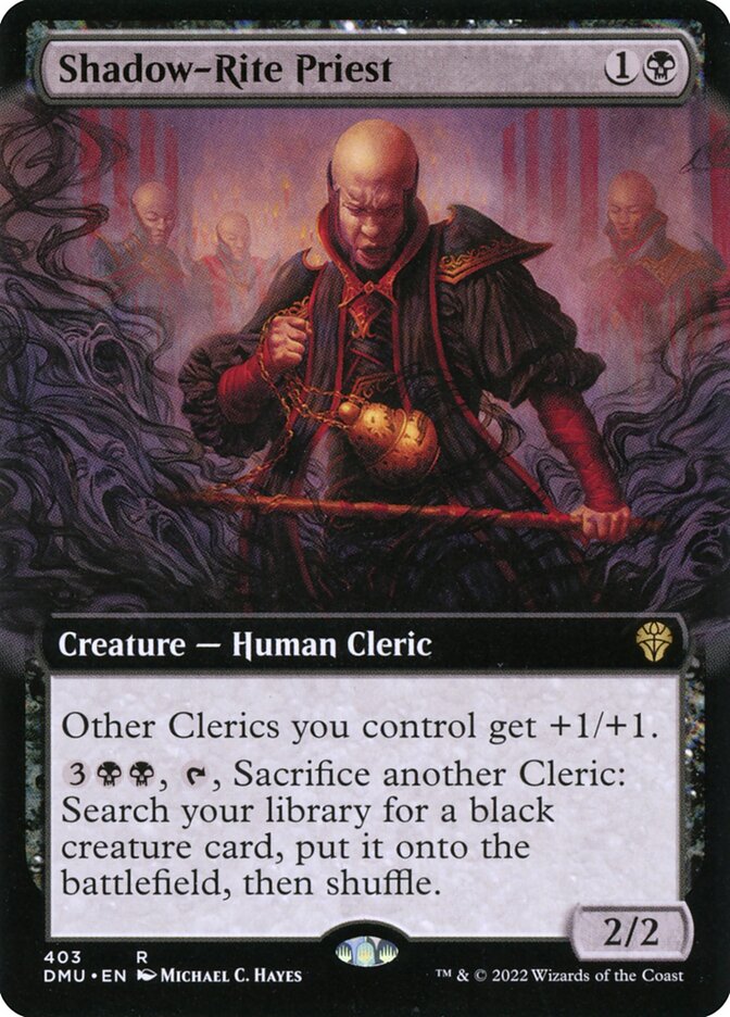 Magic the Gathering Card - Shadow-Rite Priest - MTG Circle
