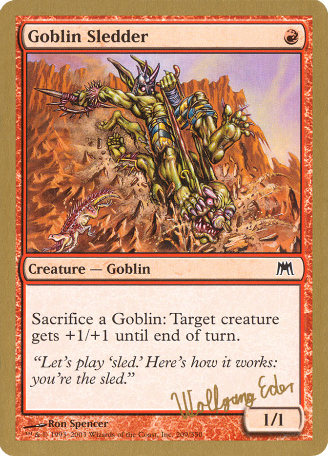 Magic the Gathering Card - Goblin Sledder - MTG Circle