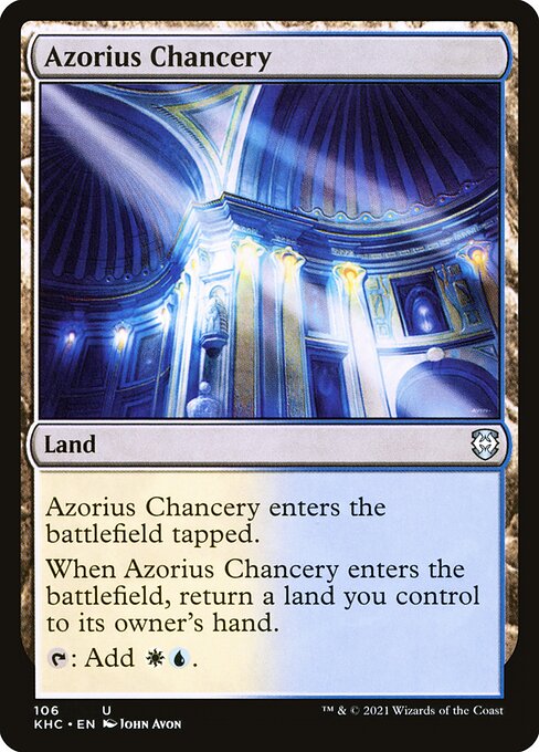 Magic the Gathering Card - Azorius Chancery - MTG Circle