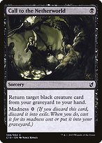Magic the Gathering Card - Call to the Netherworld - MTG Circle