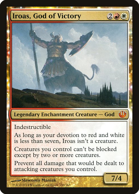 Magic the Gathering Card - Iroas, God of Victory - MTG Circle