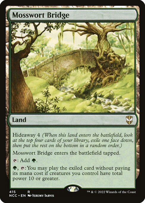 Magic the Gathering Card - Mosswort Bridge - MTG Circle