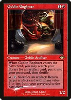 Magic the Gathering Card - Goblin Engineer - MTG Circle