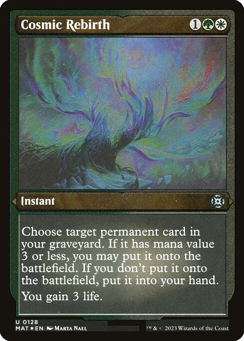Magic the Gathering Card - Cosmic Rebirth - MTG Circle