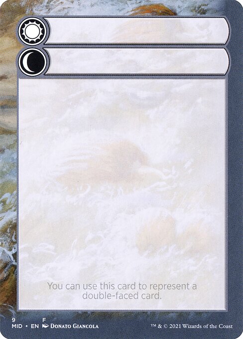 Magic the Gathering Card - Double-Faced Substitute Card - MTG Circle