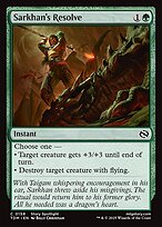 Magic the Gathering Card - Sarkhan's Resolve - MTG Circle
