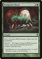 Magic the Gathering Card - Predator's Howl - MTG Circle