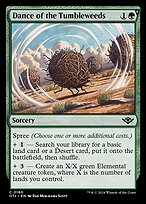 Magic the Gathering Card - Dance of the Tumbleweeds - MTG Circle