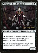 Magic the Gathering Card - Whisper, Blood Liturgist - MTG Circle