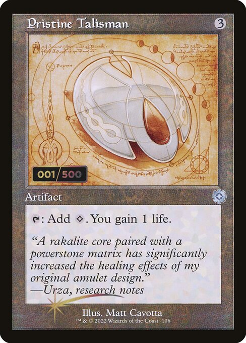 Magic the Gathering Card - Pristine Talisman - MTG Circle