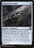 Magic the Gathering Card - Trepanation Blade - MTG Circle