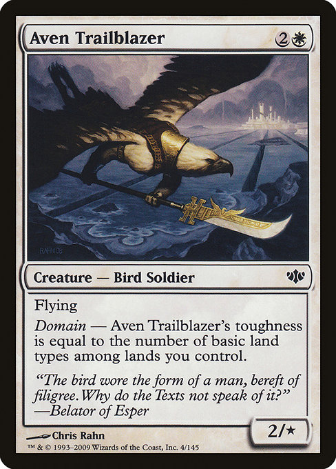 Magic the Gathering Card - Aven Trailblazer - MTG Circle