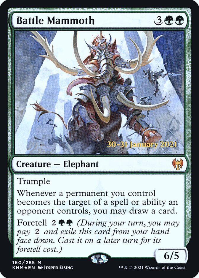 Magic the Gathering Card - Battle Mammoth - MTG Circle
