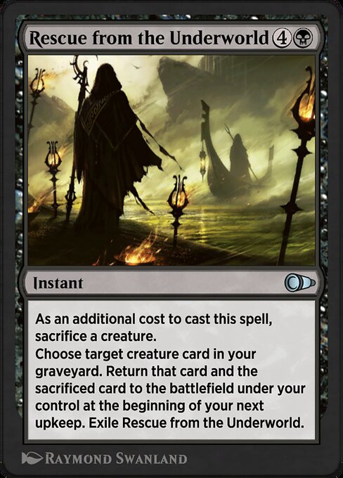 Magic the Gathering Card - Rescue from the Underworld - MTG Circle