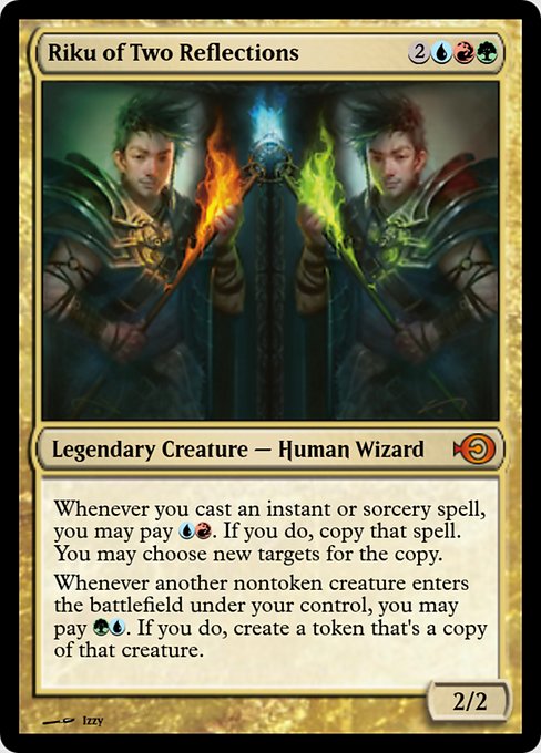 Magic the Gathering Card - Riku of Two Reflections - MTG Circle