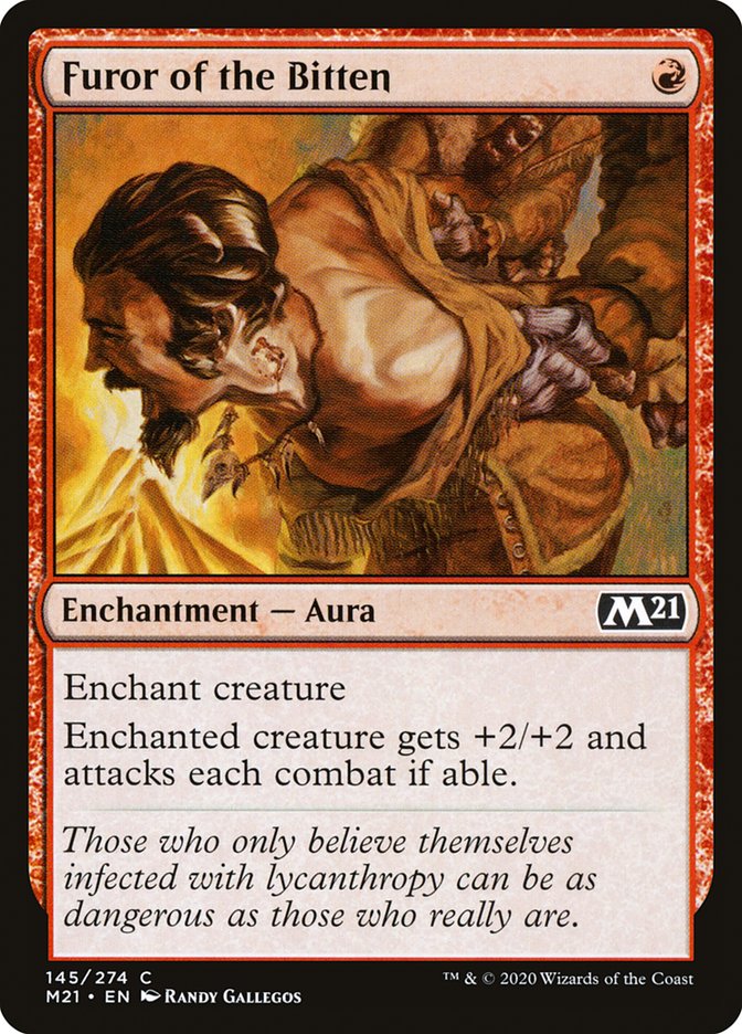 Magic the Gathering Card - Furor of the Bitten - MTG Circle