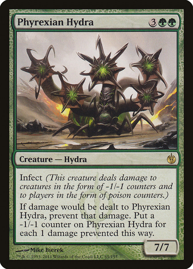 Magic the Gathering Card - Phyrexian Hydra - MTG Circle