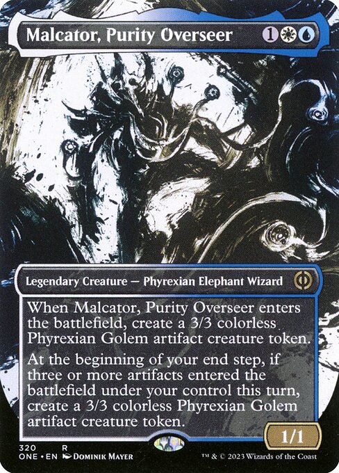 Magic the Gathering Card - Malcator, Purity Overseer - MTG Circle