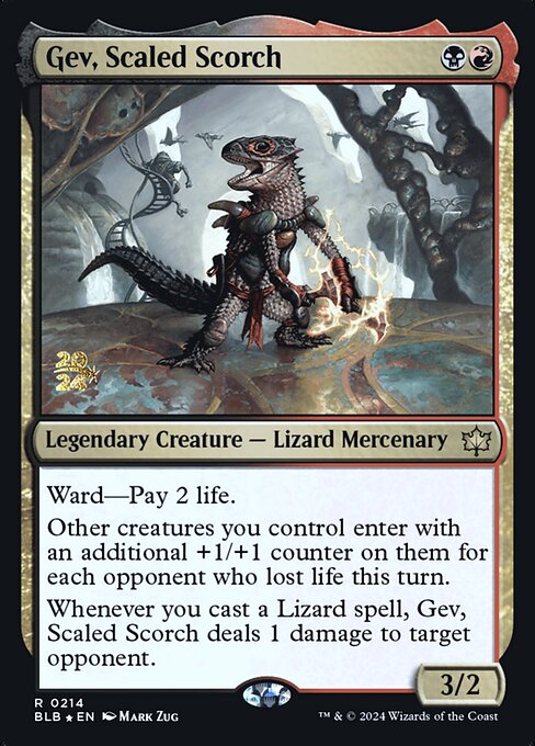 Magic the Gathering Card - Gev, Scaled Scorch - MTG Circle