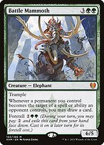 Magic the Gathering Card - Battle Mammoth - MTG Circle