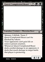 Magic the Gathering Card - Quest Compleated Beast - MTG Circle