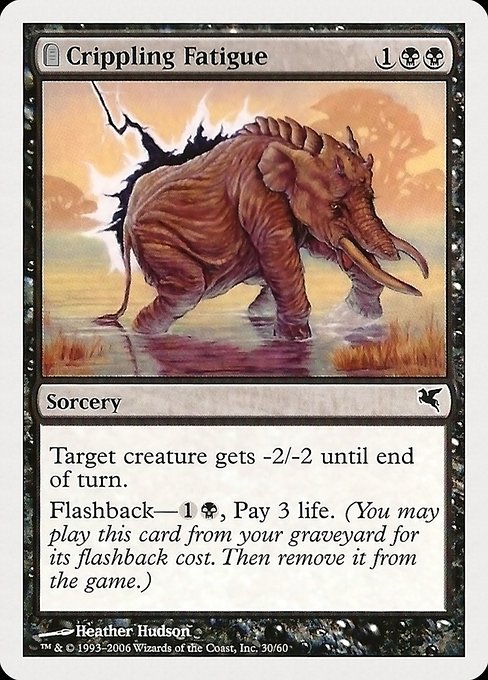 Magic the Gathering Card - Crippling Fatigue - MTG Circle