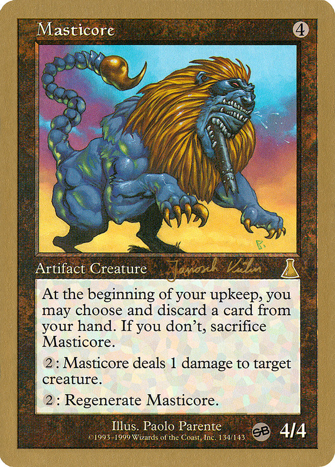 Magic the Gathering Card - Masticore - MTG Circle