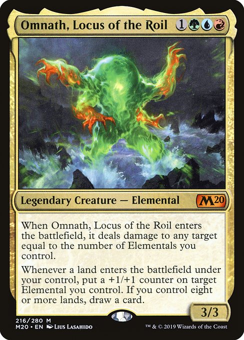 Magic the Gathering Card - Omnath, Locus of the Roil - MTG Circle