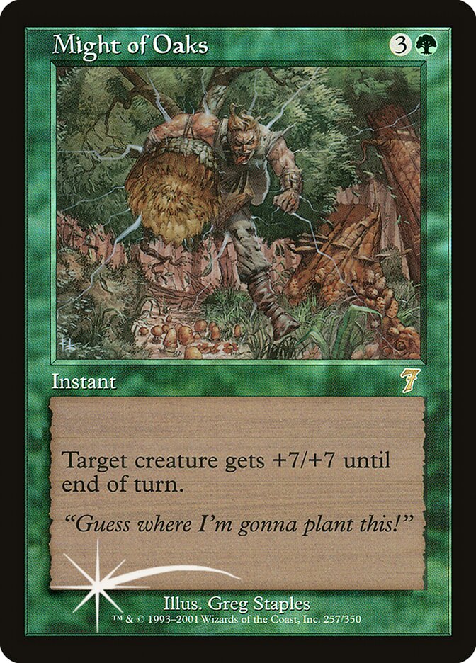 Magic the Gathering Card - Might of Oaks - MTG Circle