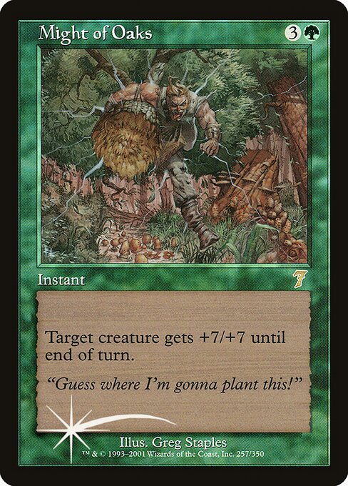 Magic the Gathering Card - Might of Oaks - MTG Circle