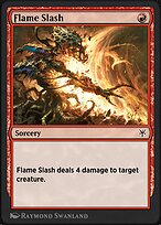 Magic the Gathering Card - Flame Slash - MTG Circle