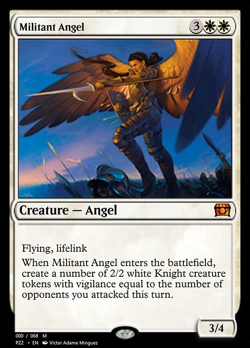 Magic the Gathering Card - Militant Angel - MTG Circle
