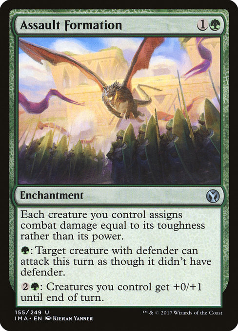 Magic the Gathering Card - Assault Formation - MTG Circle
