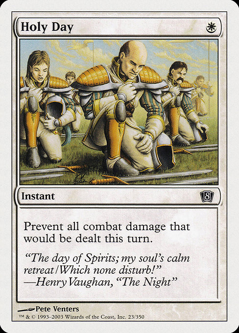 Magic the Gathering Card - Holy Day - MTG Circle