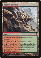 Magic the Gathering Card - Raging Ravine - MTG Circle