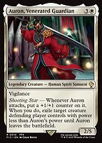 Magic the Gathering Card - Auron, Venerated Guardian - MTG Circle