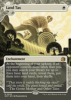 Magic the Gathering Card - Land Tax - MTG Circle