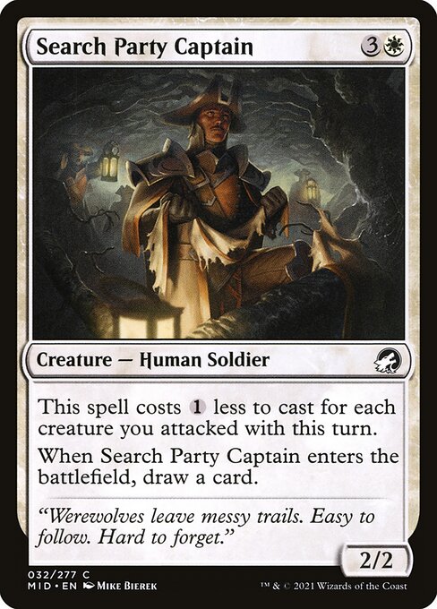 Magic the Gathering Card - Search Party Captain - MTG Circle