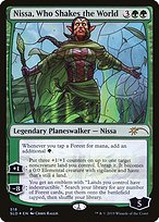 Magic the Gathering Card - Nissa, Who Shakes the World - MTG Circle