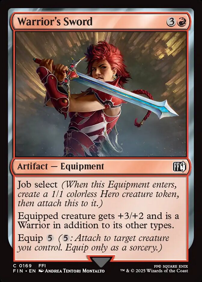 Magic the Gathering Card - Warrior's Sword - MTG Circle
