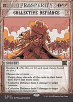 Magic the Gathering Card - Collective Defiance - MTG Circle