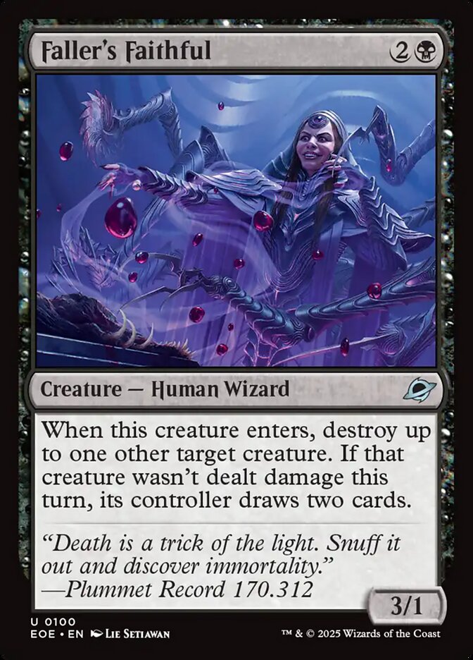 Magic the Gathering Card - Faller's Faithful - MTG Circle