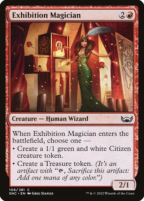 Magic the Gathering Card - Exhibition Magician - MTG Circle
