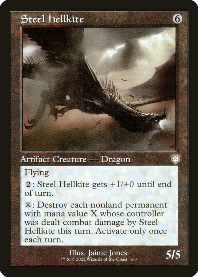 Magic the Gathering Card - Steel Hellkite - MTG Circle