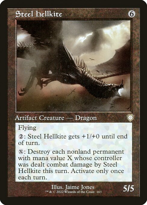 Magic the Gathering Card - Steel Hellkite - MTG Circle